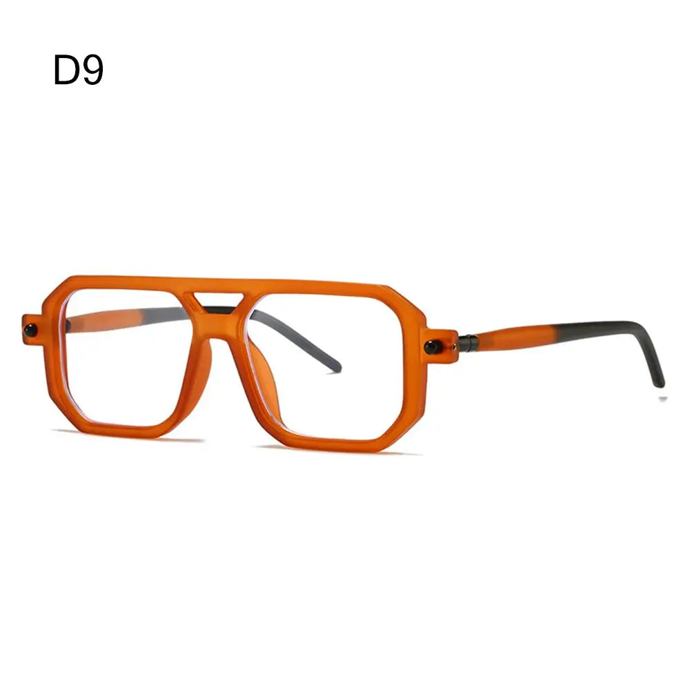 Close-up of Vintage Double Bridge Shades with gold frame