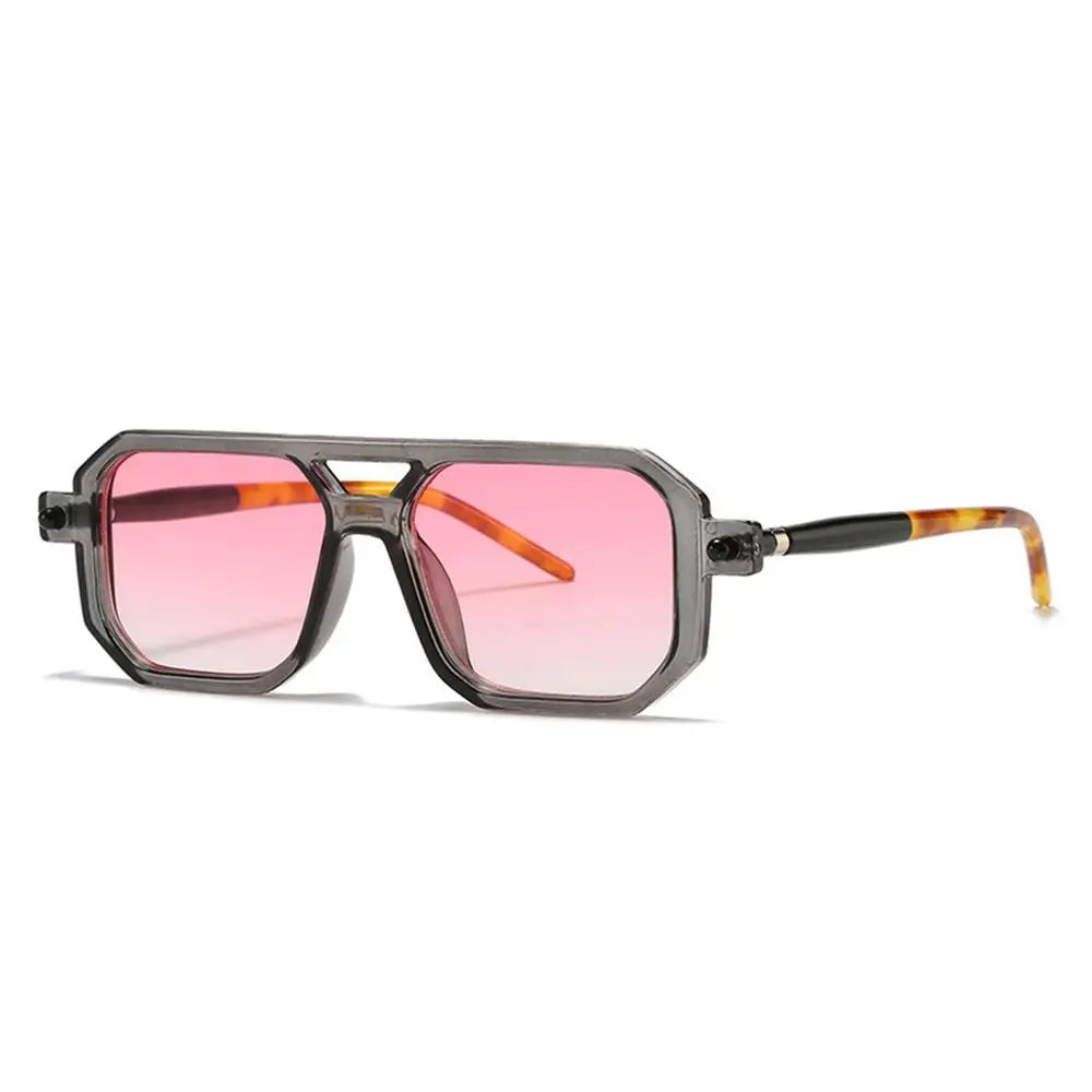 Unisex Vintage Double Bridge Shades in aviator style