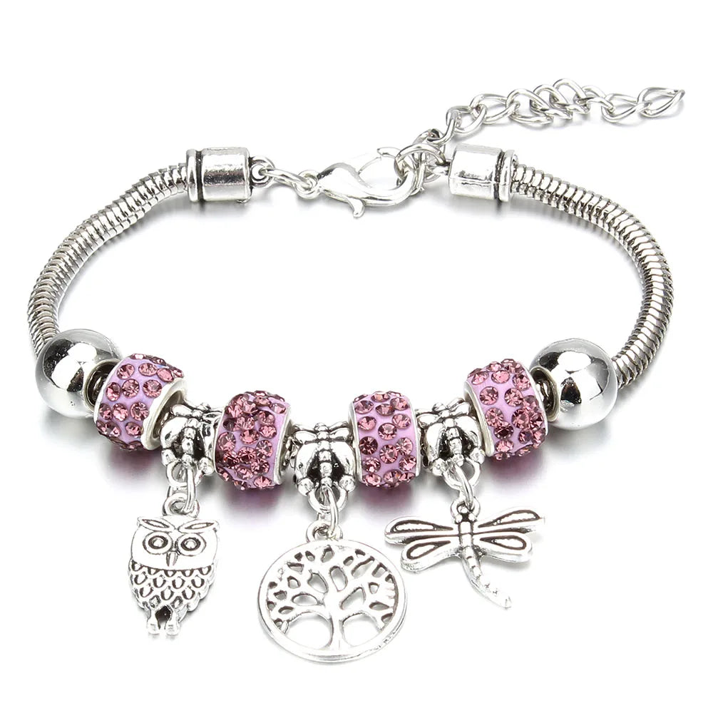 Crown Charm Friendship Bracelet