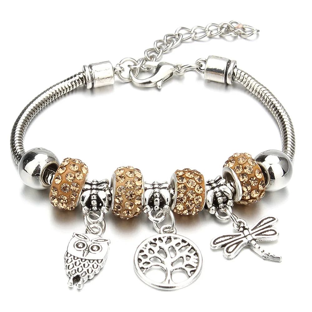 Crown Charm Friendship Bracelet