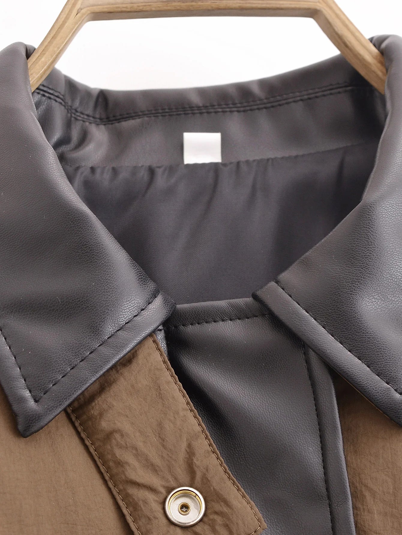 Retro Chic Zipper Coat, Glow Bloom Aura, Clothes,Coat,Jacket