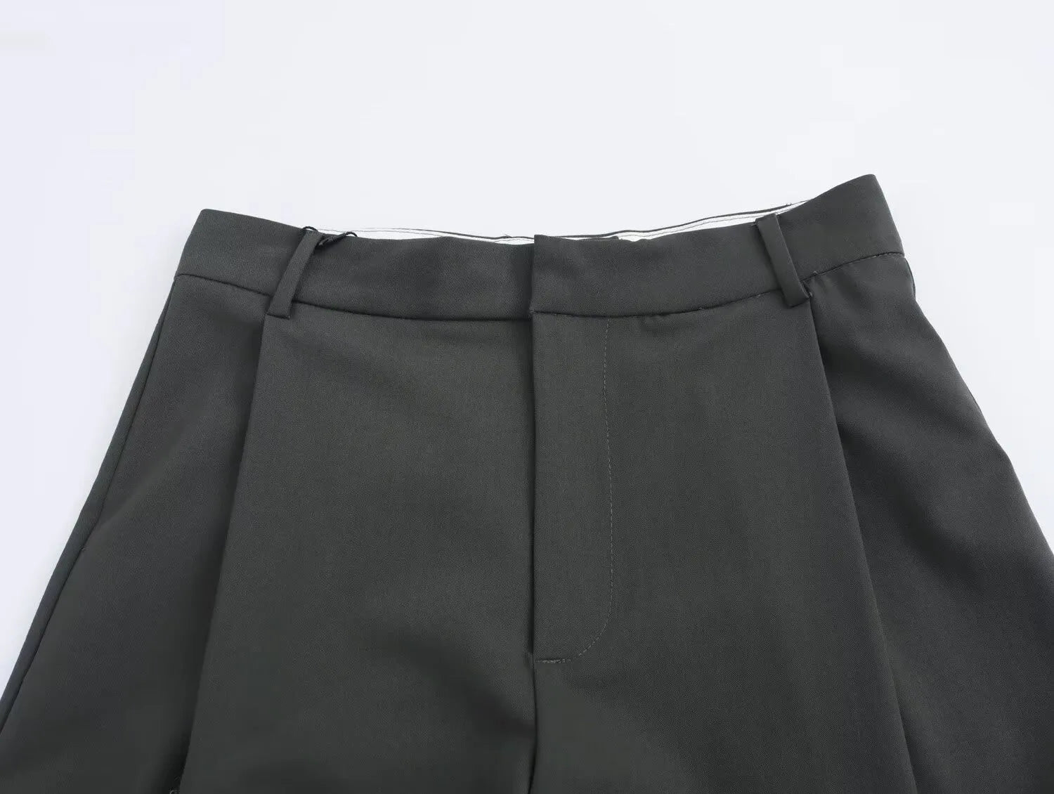 Winter Pleated Pants & Vest Set