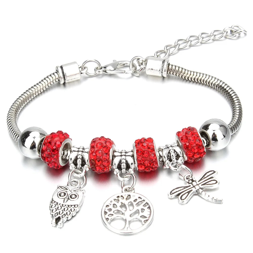 Crown Charm Friendship Bracelet