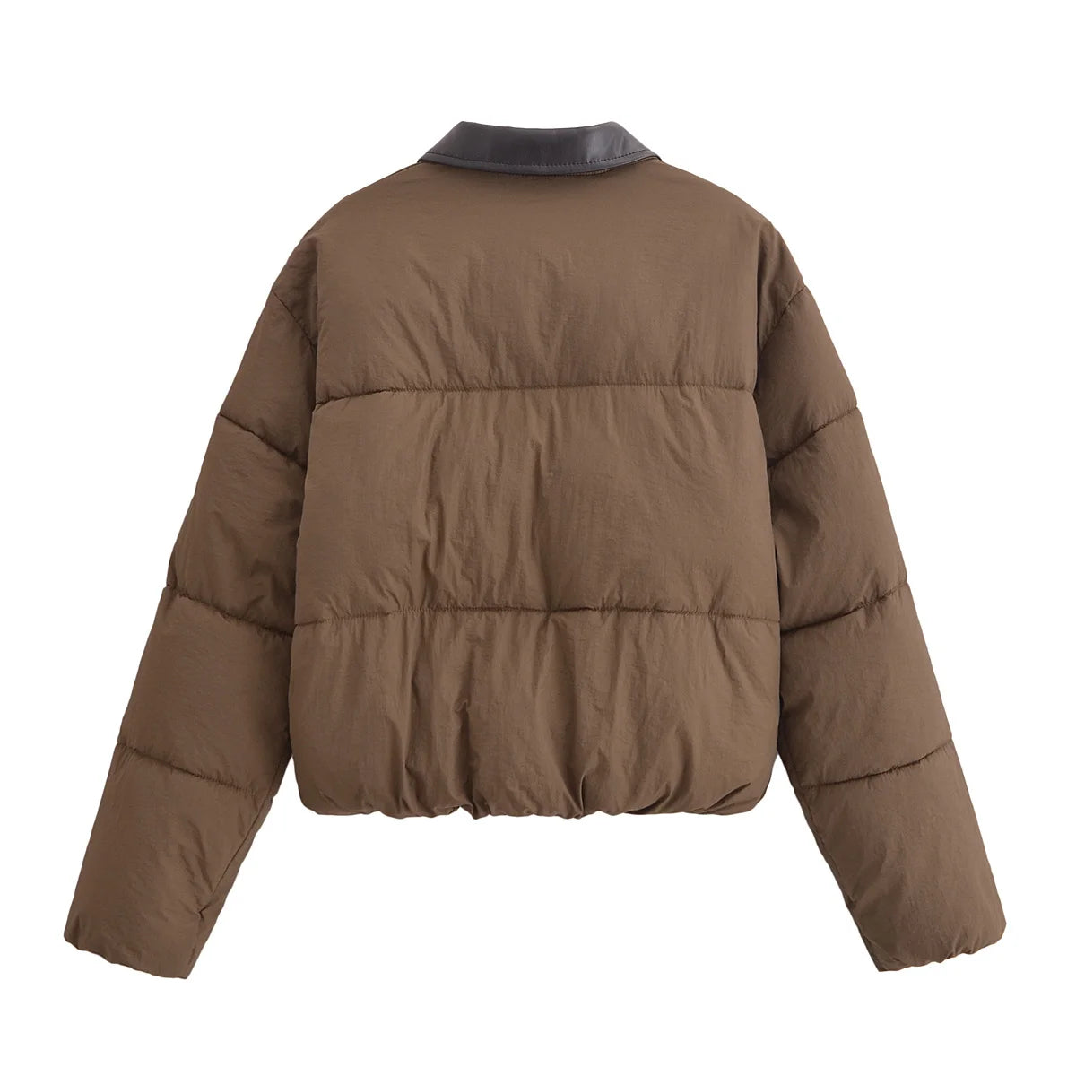 Retro Chic Zipper Coat, Glow Bloom Aura, Clothes,Coat,Jacket