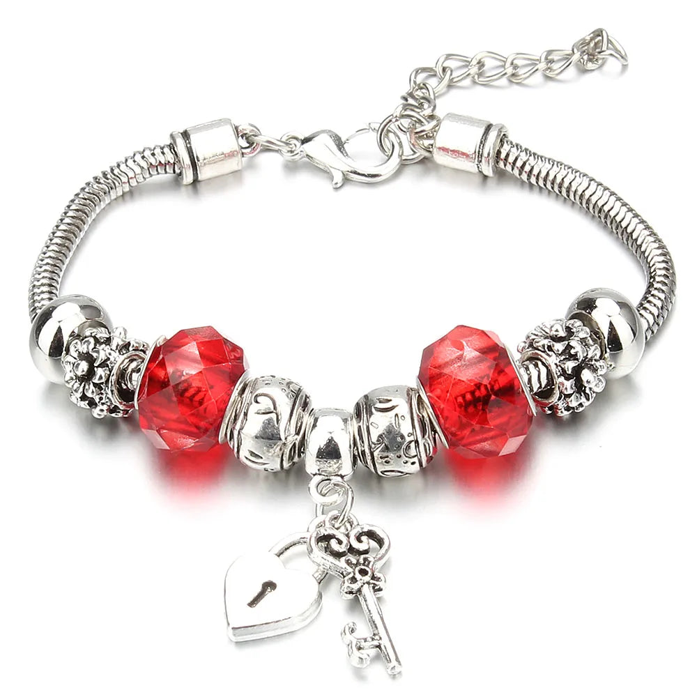 Crown Charm Friendship Bracelet