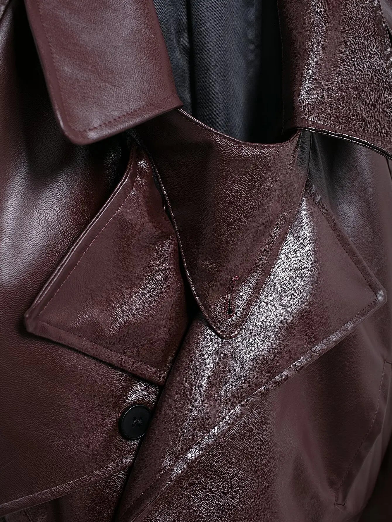 Front view of Vintage Chic Blazer Coat