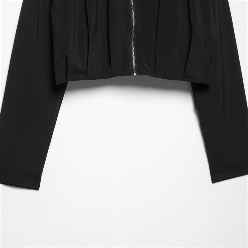 Elegant Summer Pleated Jacket – Lightweight & Chic