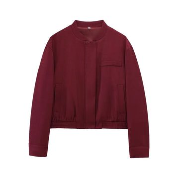 Retro Chic Pilot Jacket, Glow Bloom Aura, Clothes,Jacket