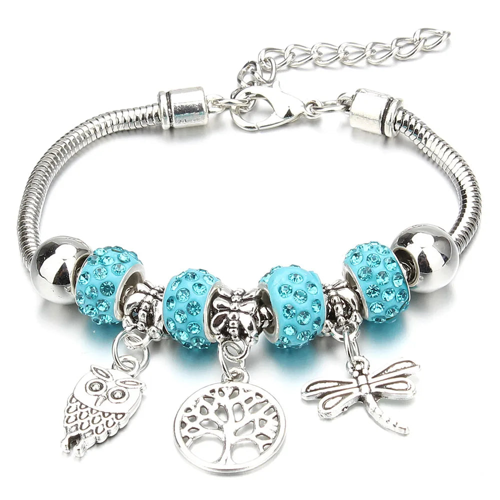 Crown Charm Friendship Bracelet