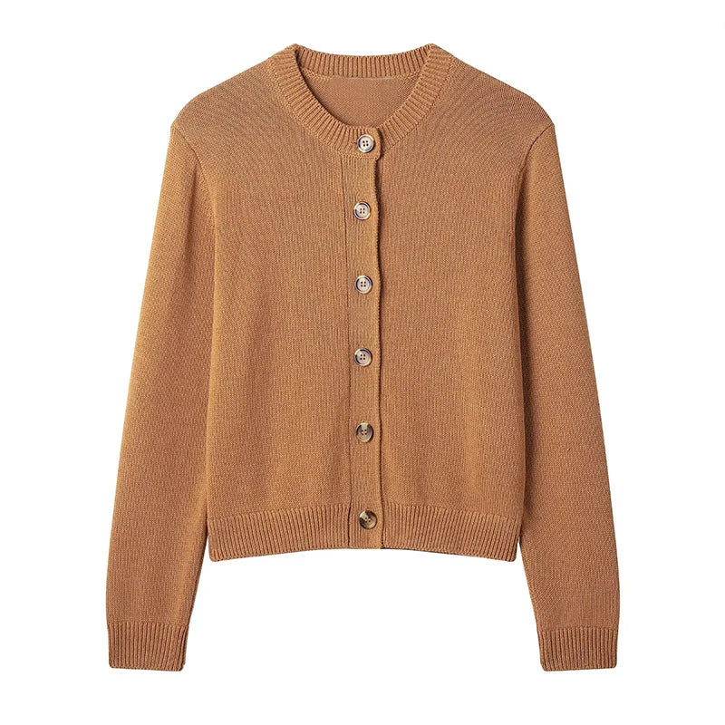 Retro Charm Knit Sweater, Glow Bloom Aura, Clothes,top