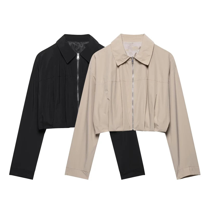 Elegant Summer Pleated Jacket paired with white dress