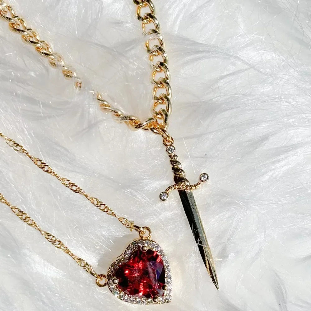 Close-up of an elegant diamond necklace resting on a model’s collarbone