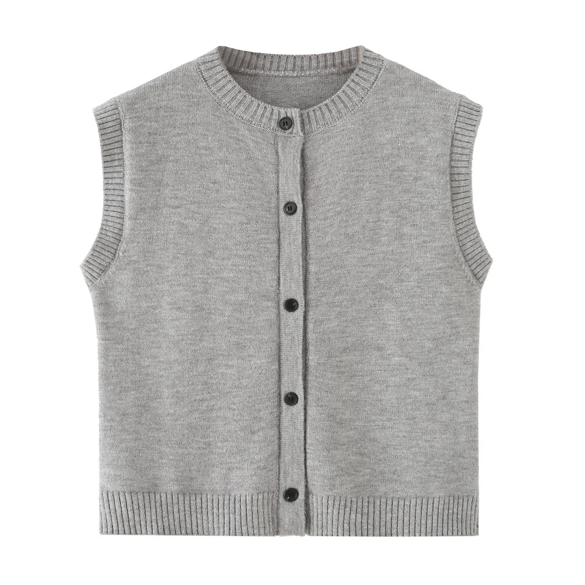 Retro Chic Knit Vest