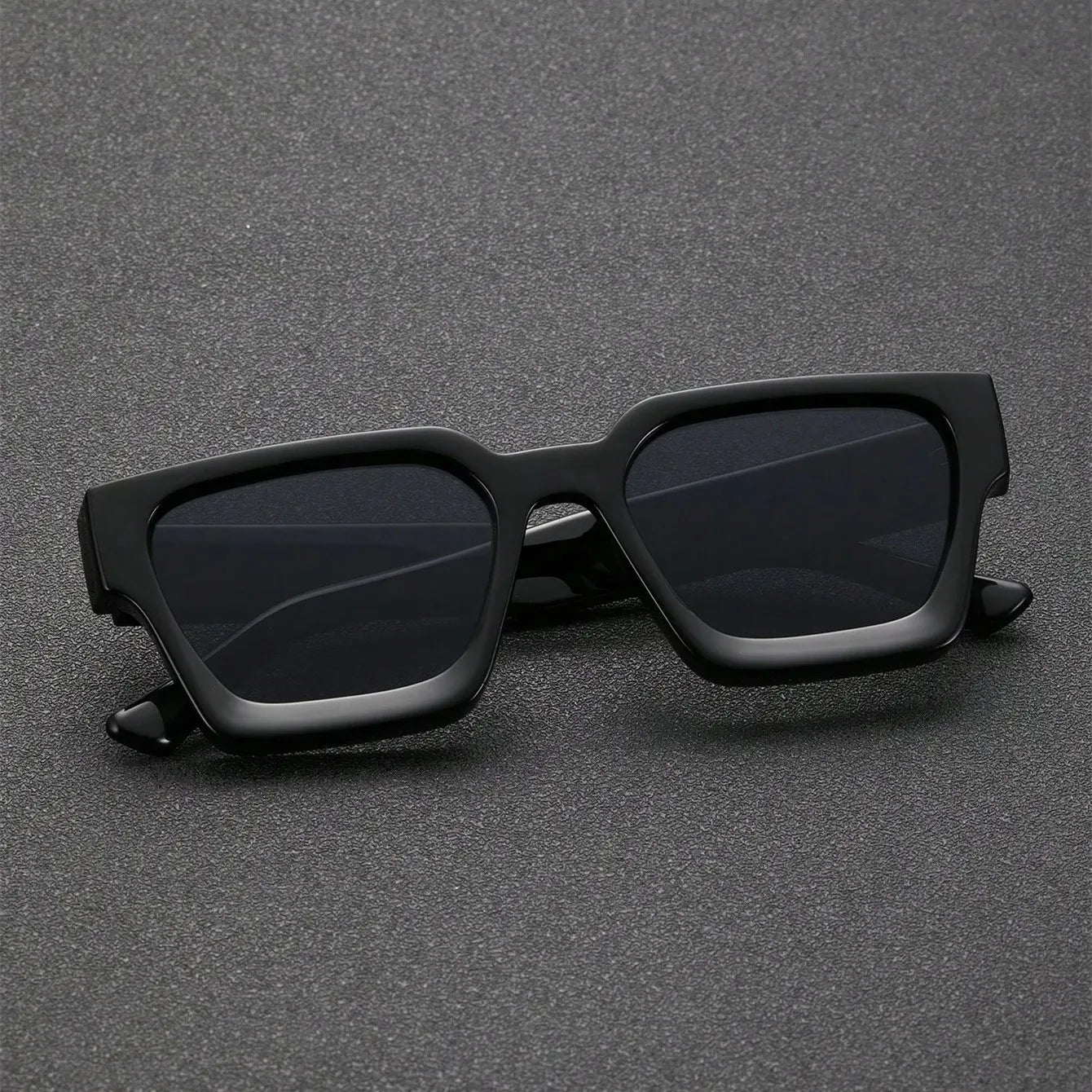 Close-up of Urban Square Street Shades with gray lenses
