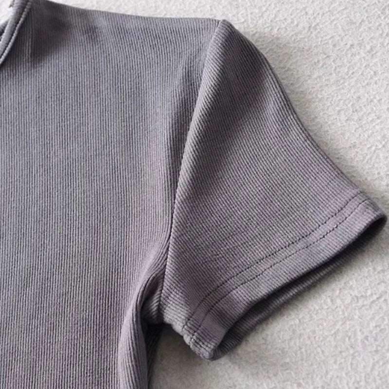 Summer Skinny Fit Crop Tee, Glow Bloom Aura, Clothes,top