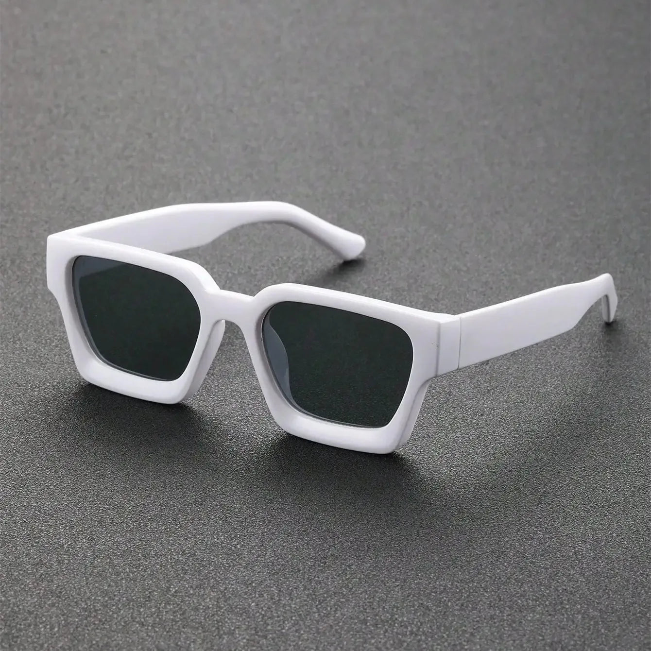 Close-up of Urban Square Street Shades with gray lenses