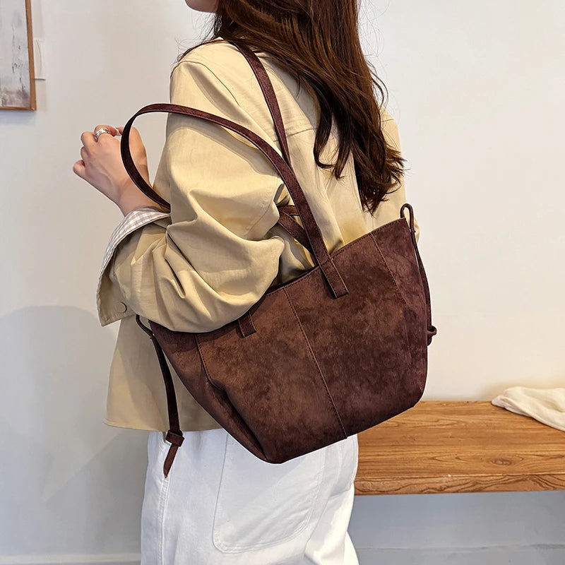 Autumn Soft Suede Tote