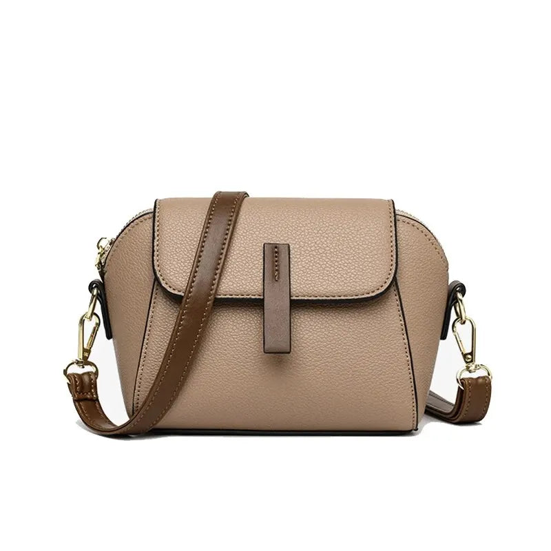 Interior view of chic everyday crossbody bag with compartments