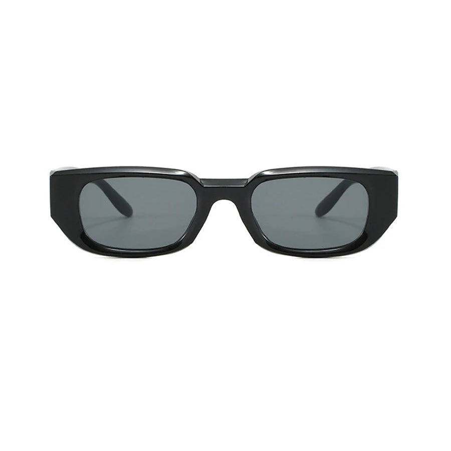 Vintage rectangular sunglasses with classic retro frame