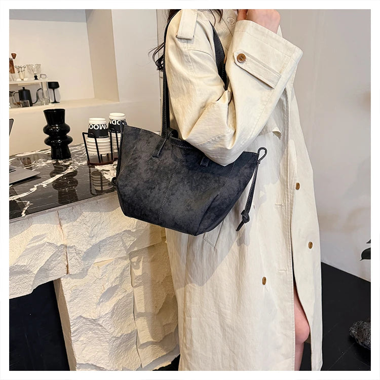 Autumn Soft Suede Tote