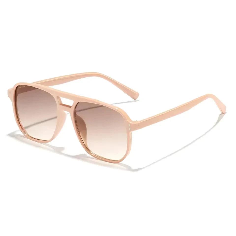 Close-up of gradient lenses on Vintage Square Glow Shades