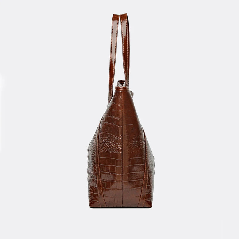 Vintage Croc Elegance Tote