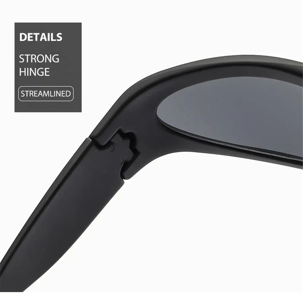 Shield-style Futuristic Y2K Sport Shades for rave outfit