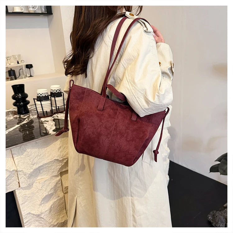 Autumn Soft Suede Tote