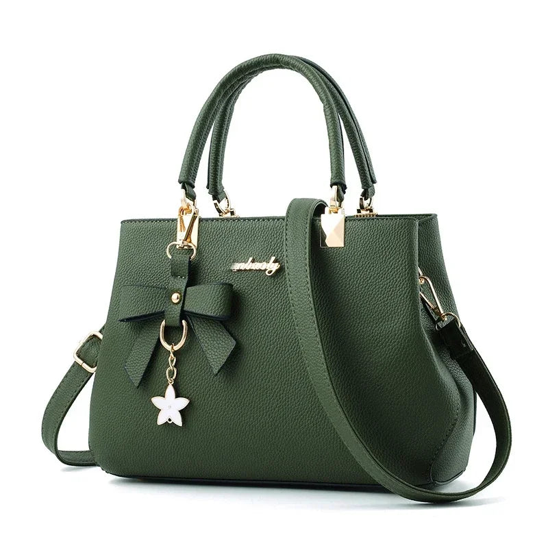 Interior of blossom charm messenger bag showing pockets