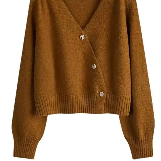 Vintage Knit Academy Cardigan, Glow Bloom Aura, Cardigan,Clothes