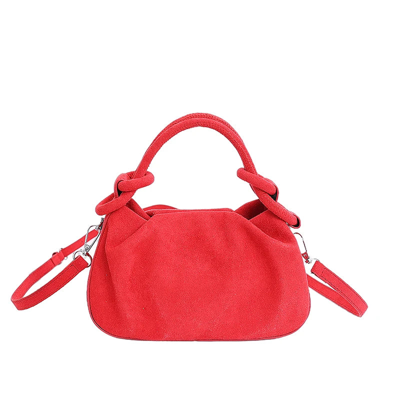 Faux Suede Commuter Tote