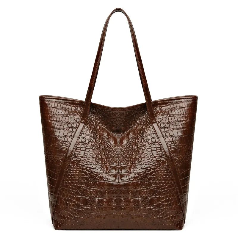 Vintage Croc Elegance Tote