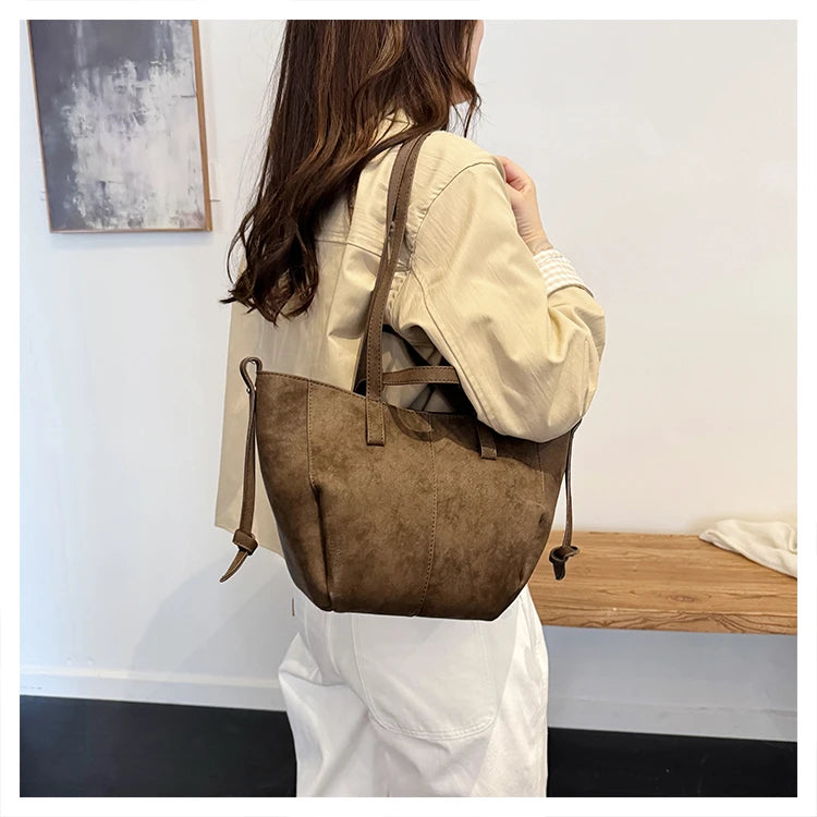 Autumn Soft Suede Tote