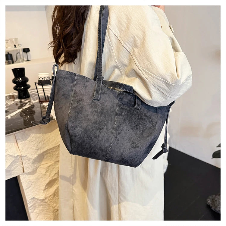 Autumn Soft Suede Tote