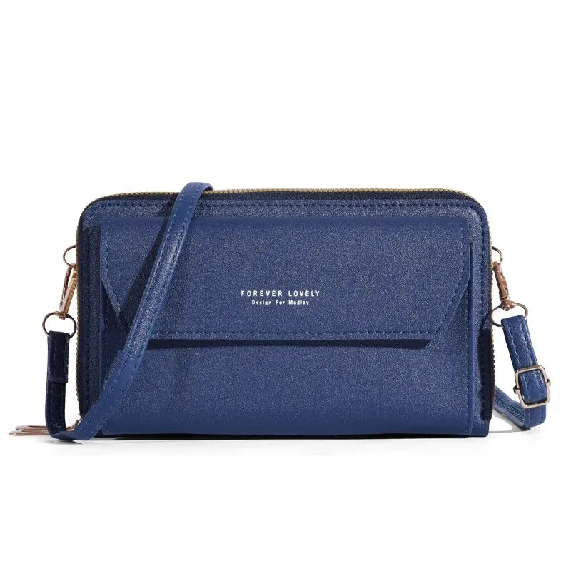 Interior view of summer chic crossbody bag compartments