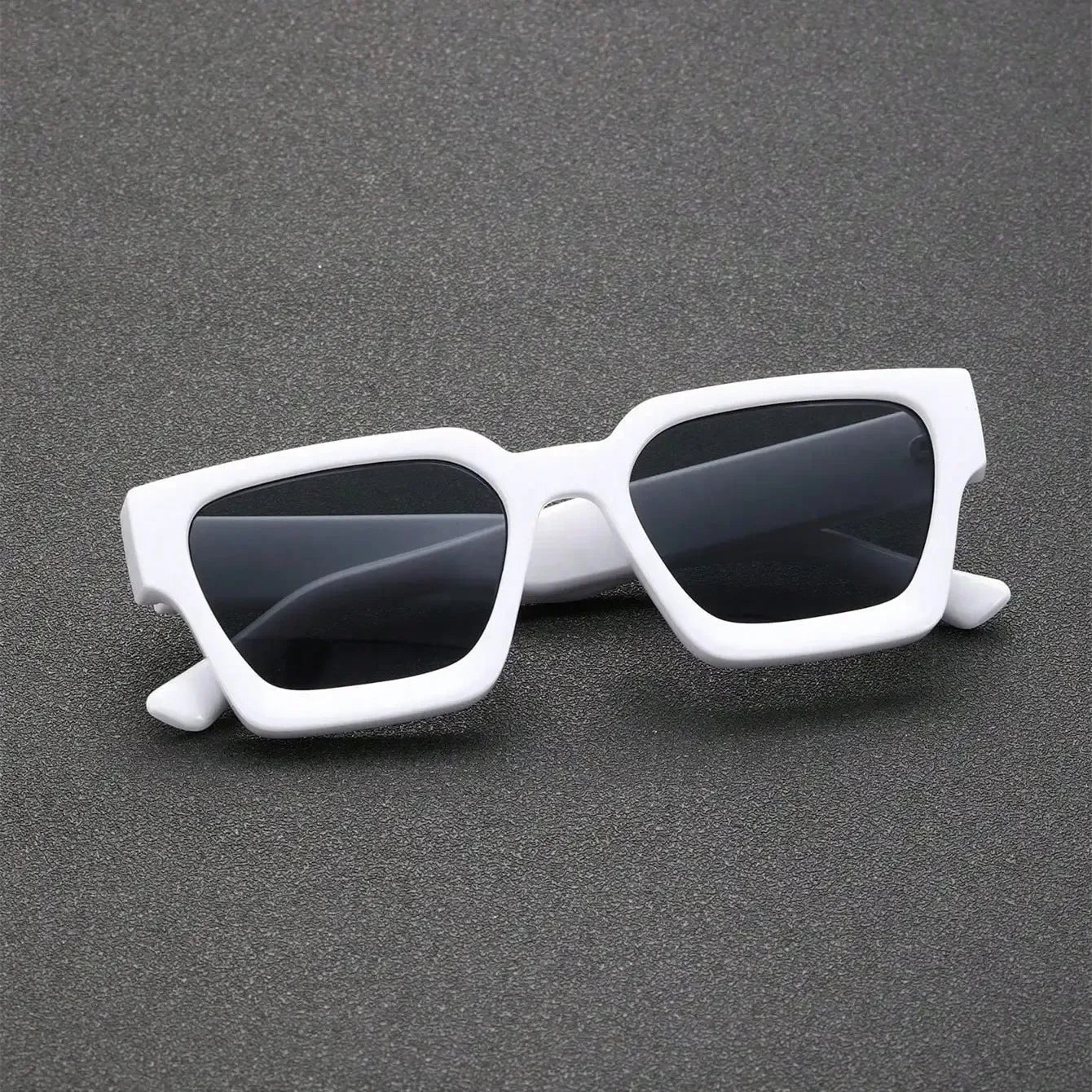 Close-up of Urban Square Street Shades with gray lenses