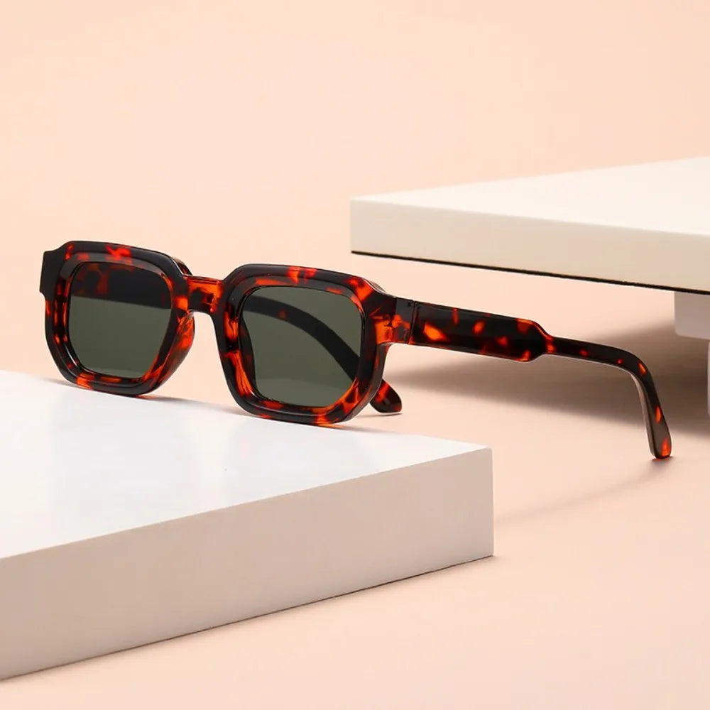 Leopard Punk Square Shades – Bold Animal Print Eyewear