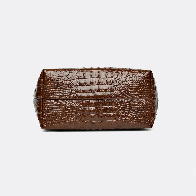 Vintage Croc Elegance Tote